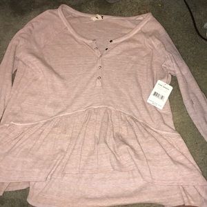 long sleeve free people shirt